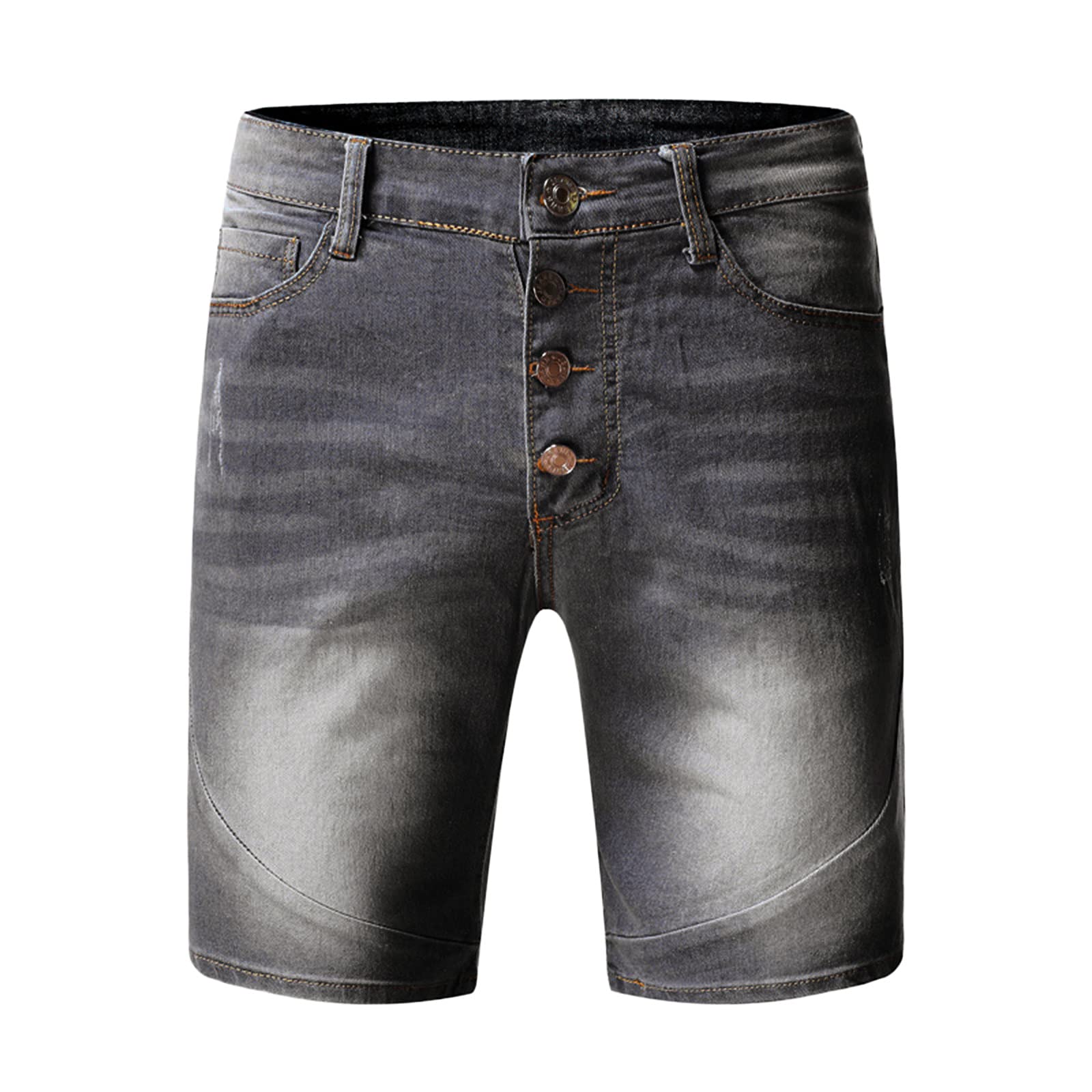 Vintage High Waist Loose Fit Men's Distressed Blue Jeans - Retro Streetwear for Summer | Casual Wear, Urban Fashion, and Everyday Comfort