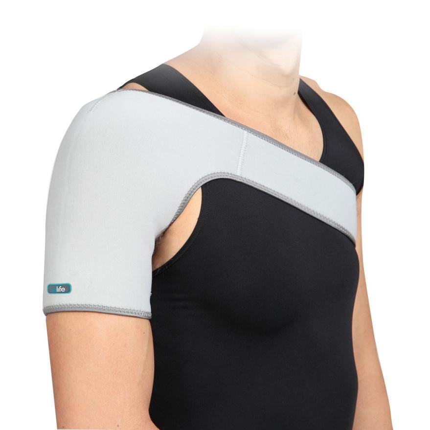 Shoulder Support Brace for Pain Relief & Posture Correction - Adjustable Neoprene Shoulder Stabilizer for Men & Women - Ideal for Sports, Work & Daily Activities