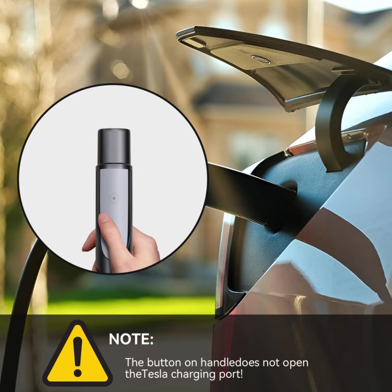 32 Amp 240V NEMA 14-50 EV Charger for Tesla - Level 2 Portable Wall Charger with 23ft Cable | NACS Electric Car Mobile Charger Compatible with All Tesla Models X/Y/3/S | Perfect for Home, Garage & Road Trip Charging