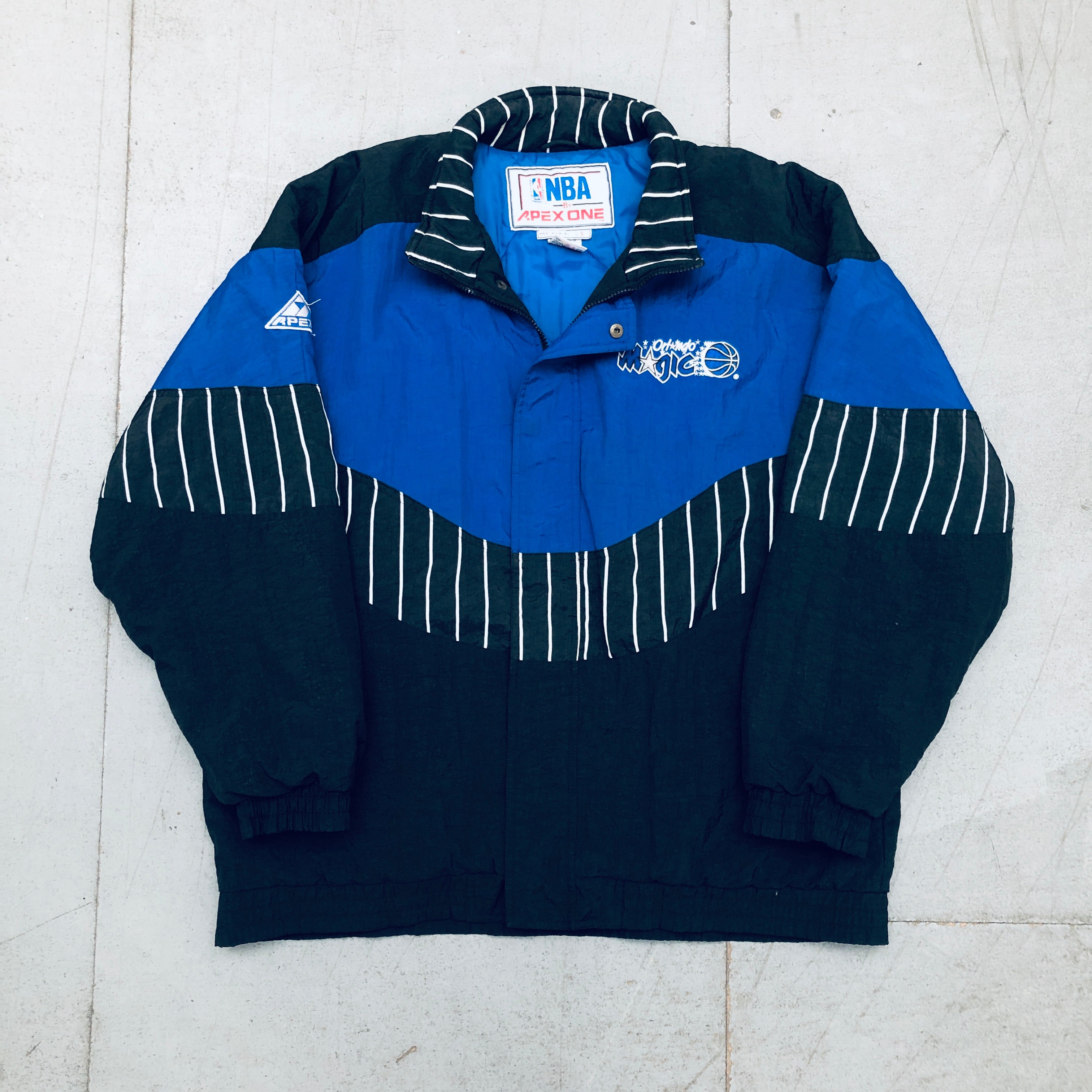 Orlando Magic 1990s Apex One Full-Zip Jacket - Vintage NBA Basketball Hoodie for Men (Large) - Perfect for Game Day, Casual Wear & Retro Fashion