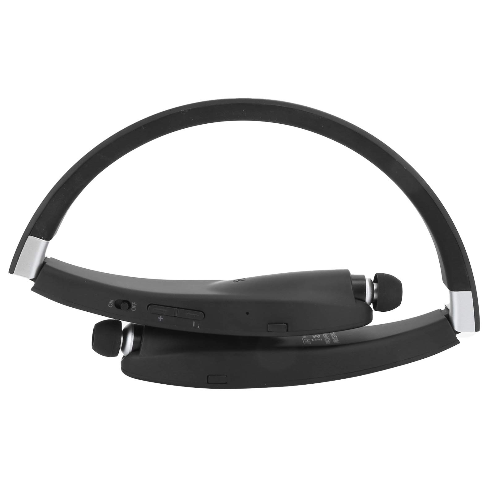 SX-991 Wireless Stereo 5.0 Bluetooth Sports Earphones - Foldable Neckband Headset with Adjustable Earbuds for Running, Gym Workouts & Commuting