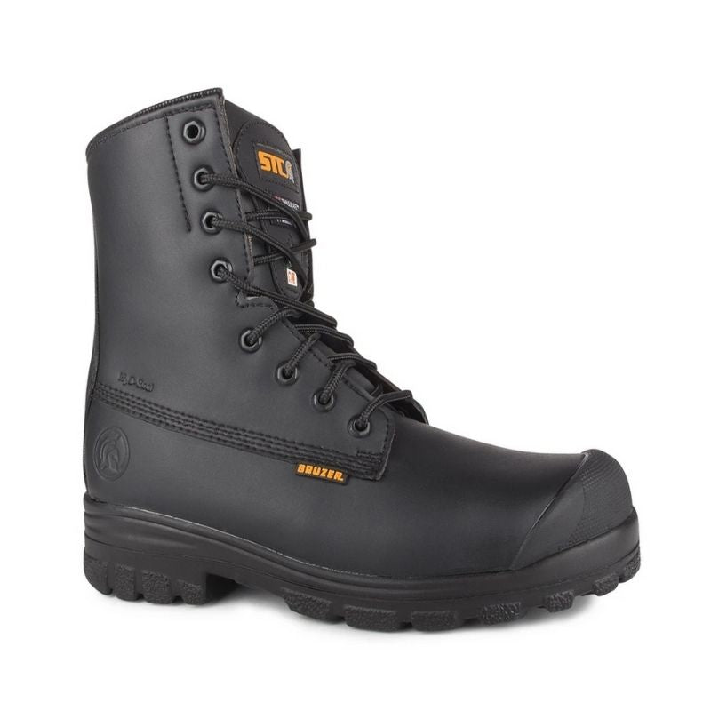 STC Keep 21986 Men's Size 8 Vegan Waterproof Steel Toe Work Boots - Durable Safety Shoes for Construction, Warehouse & Outdoor Work