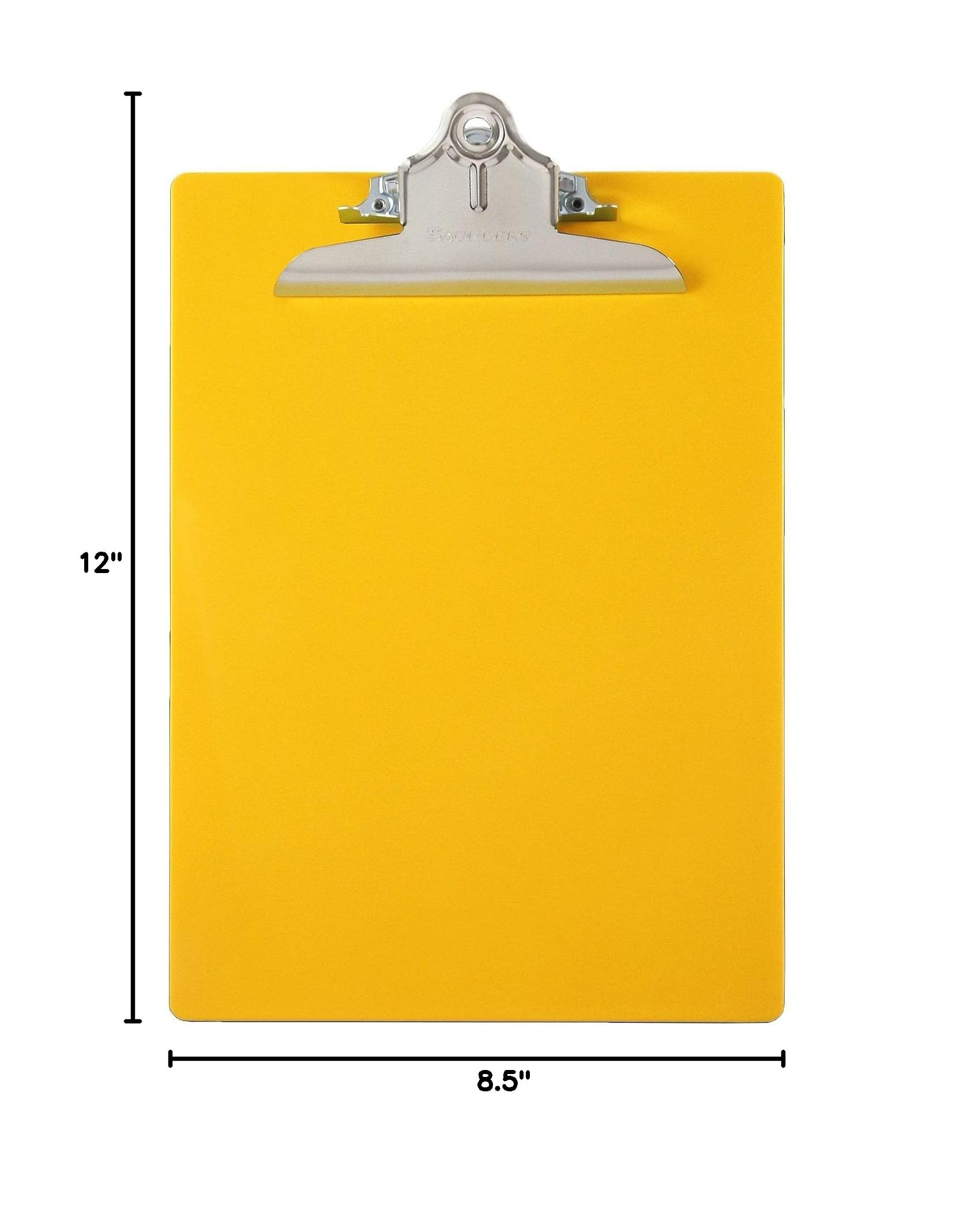 Saunders Recycled Plastic Clipboard with Ruler Edge - 1