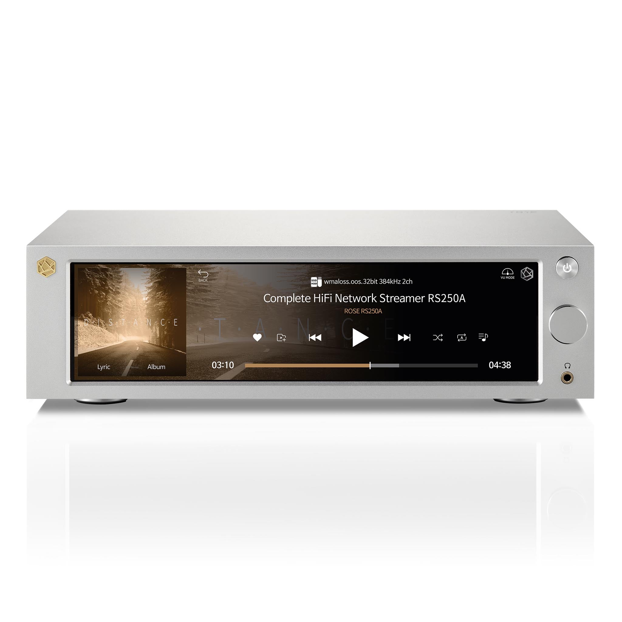 HiFi Rose RS250A High-End Network Audio Streamer - Premium Sound Quality for Home Theater & Audiophile Listening