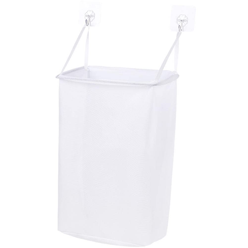 Fabric Laundry Storage Basket for Bathroom, Clothing & Toys - Durable & No Punching Design