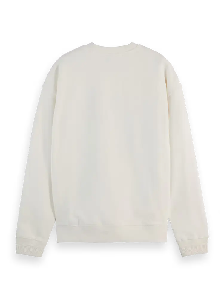 SCOTCH AND SODA Embroidered Tennis Artwork Relaxed T-Shirt - Casual Graphic Tee for Men & Women - Perfect for Tennis Lovers, Sports Fans & Streetwear Fashion