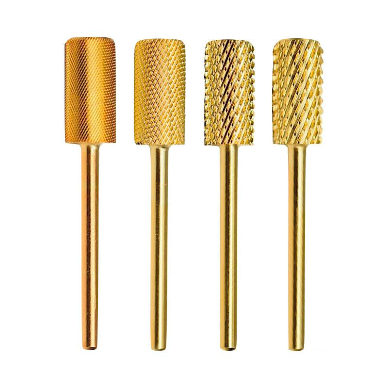 Premium Tungsten Carbide Nail Drill Bit for Professional Manicures - Durable Barrel Shape for Salon & Home Nail Care