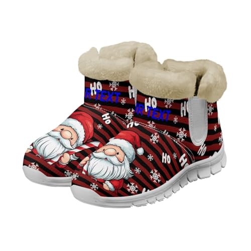 Cartoon Santa Claus Red Black Stripes