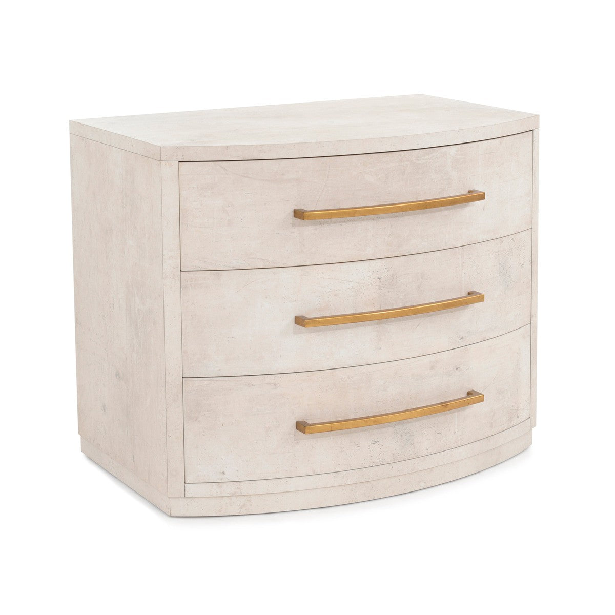 Alcott 3-Drawer Nightstand - Modern Gray Bedside Table for Bedroom, Living Room & Guest Room - Compact Storage Solution with Smooth Gliding Drawers