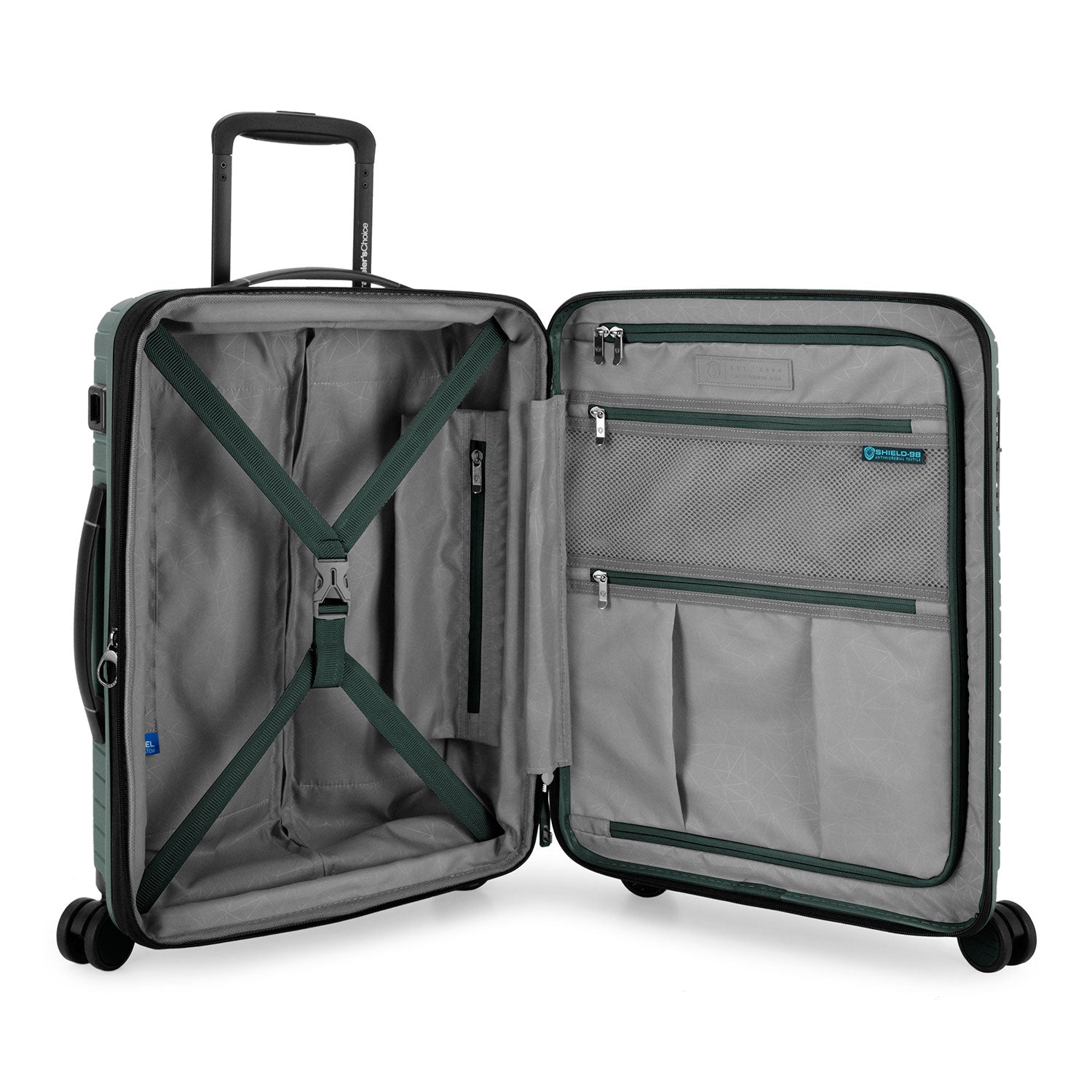 Vale 3-Piece Luggage Set with Spinner Wheels - Lightweight Expandable Suitcase for Travel, Carry-On & Checked Bag - Perfect for Business Trips, Vacations & Family Holidays