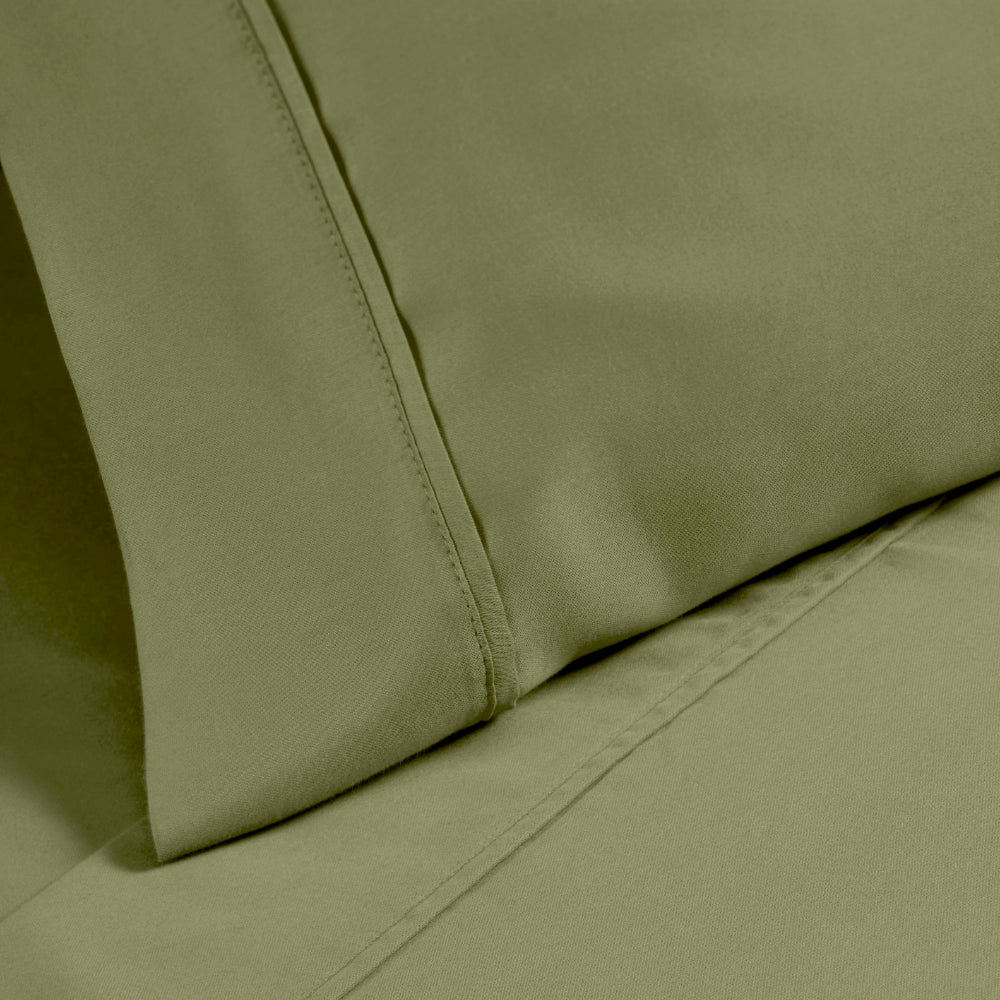 Premium 1200 Thread Count Cotton Blend 2-Piece Solid Pillowcase Set - Ultra Soft & Breathable for Bedroom Luxury (White, Queen Size) | Perfect for Home, Hotel, or Gift Giving