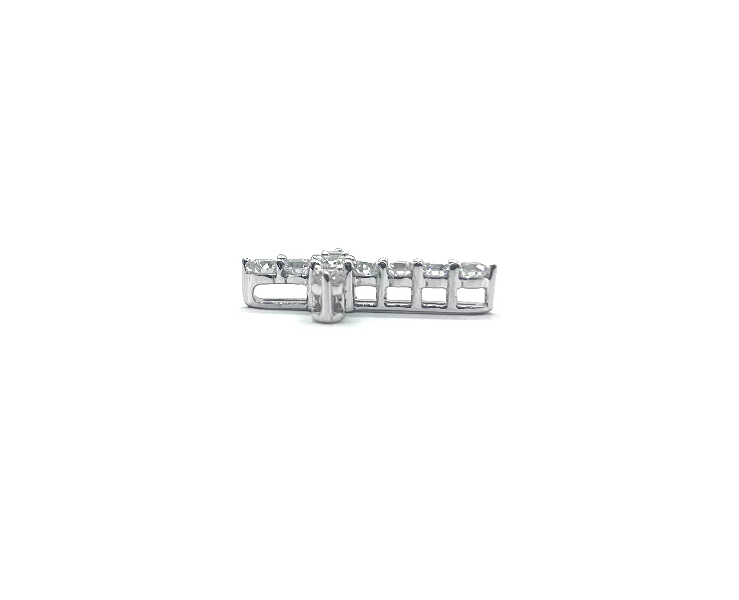 1ctw White Gold Lab-Grown Diamond Cross Pendant Necklace - Elegant Jewelry Gift for Women, Perfect for Weddings, Anniversaries & Special Occasions
