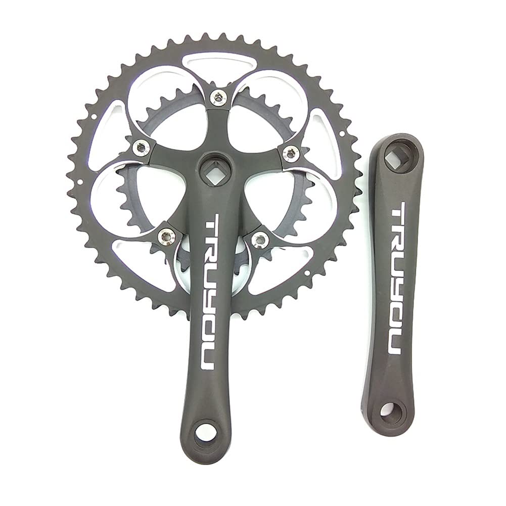 **110 BCD Road Bike Chainring Set - 50T/48T/34T Double Crown Sprockets for Folding & Road Bicycles - Perfect for Commuting & Performance Cycling**