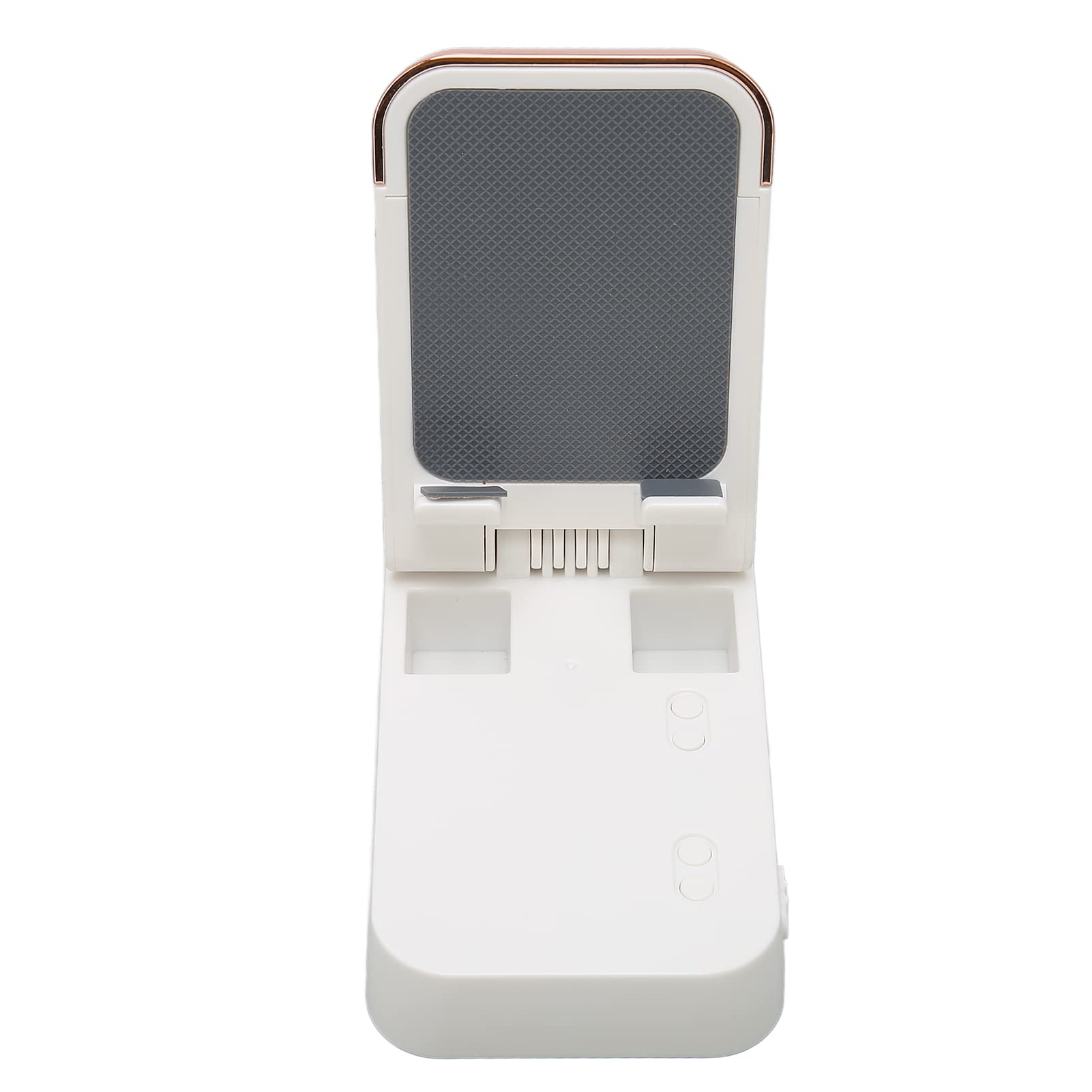 Eulbevoli Universal Phone Holder Mount - White with Deep Bass HD Surround Sound for Smartphones 4-13 inches | Perfect for Home, Office, Car & Travel Use