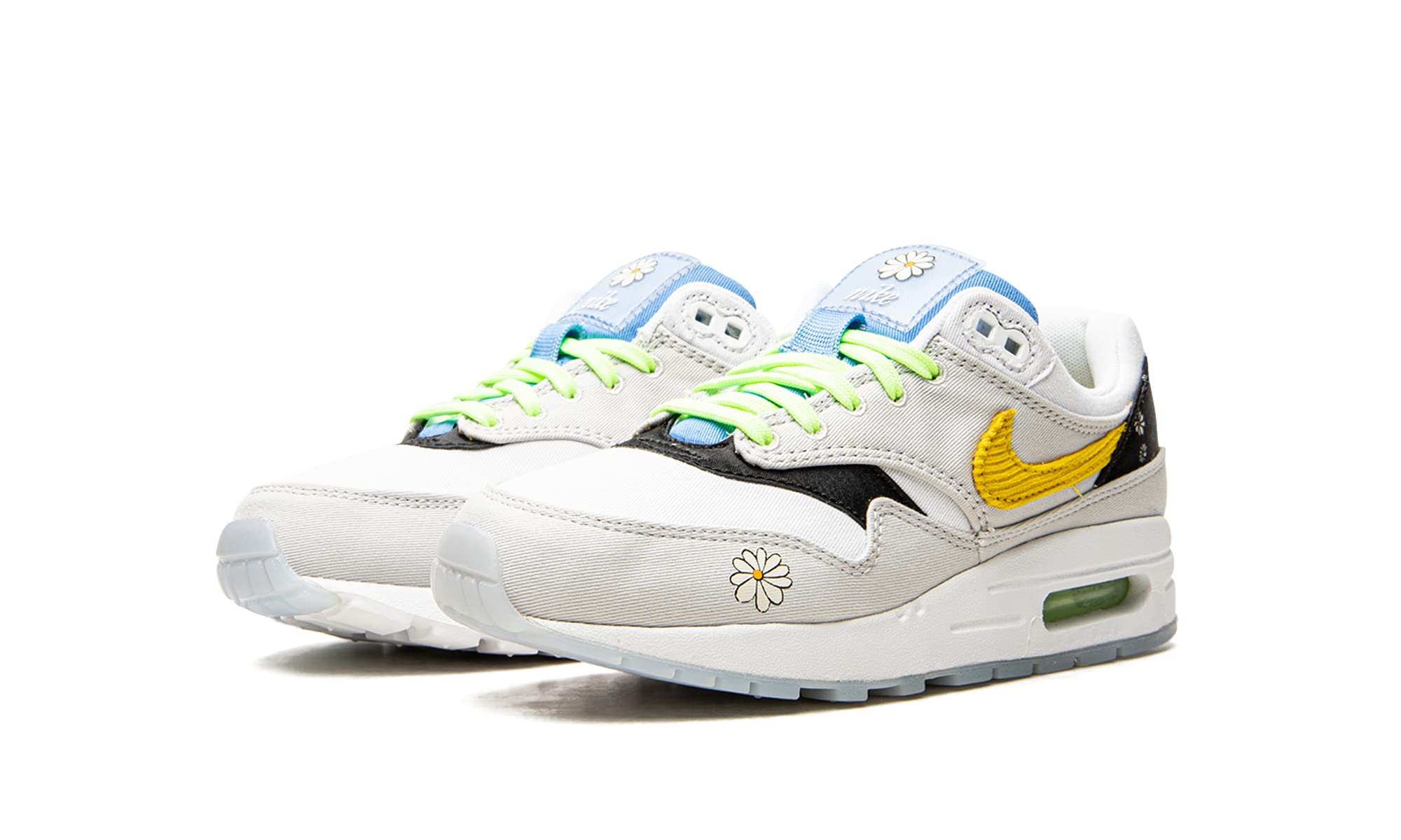 Nike Air Max 1 GS Daisy Pack Youth Running Shoes - CW5861-100 - Lightweight Comfort for Kids - Perfect for School, Sports & Everyday Wear