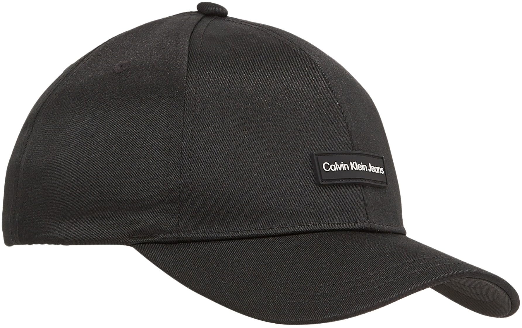 Calvin Klein Jeans Instant Patch Cap for Women - Black & Whisper Pink Adjustable Snapback Hat | Casual Streetwear, Outdoor Activities, Fashion Accessory