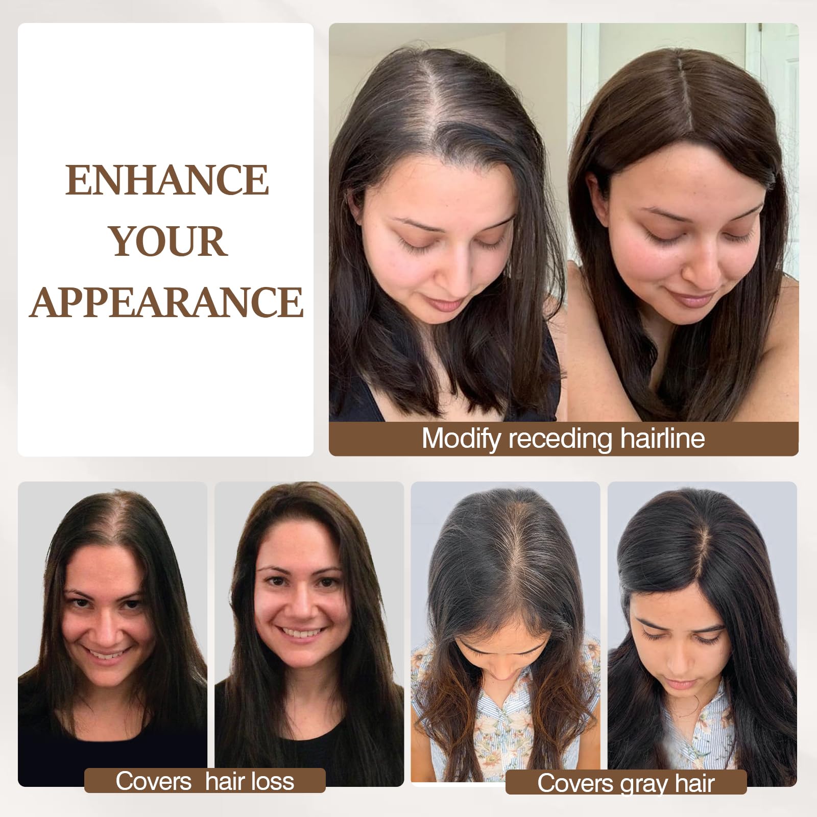 100% Human Hair Toppers for Women - Remy Clip-In Hair Topper with Silk Base for Thinning Hair | 14 Inch #1B Natural Black | Perfect for Daily Wear, Special Occasions & Hair Loss Solutions
