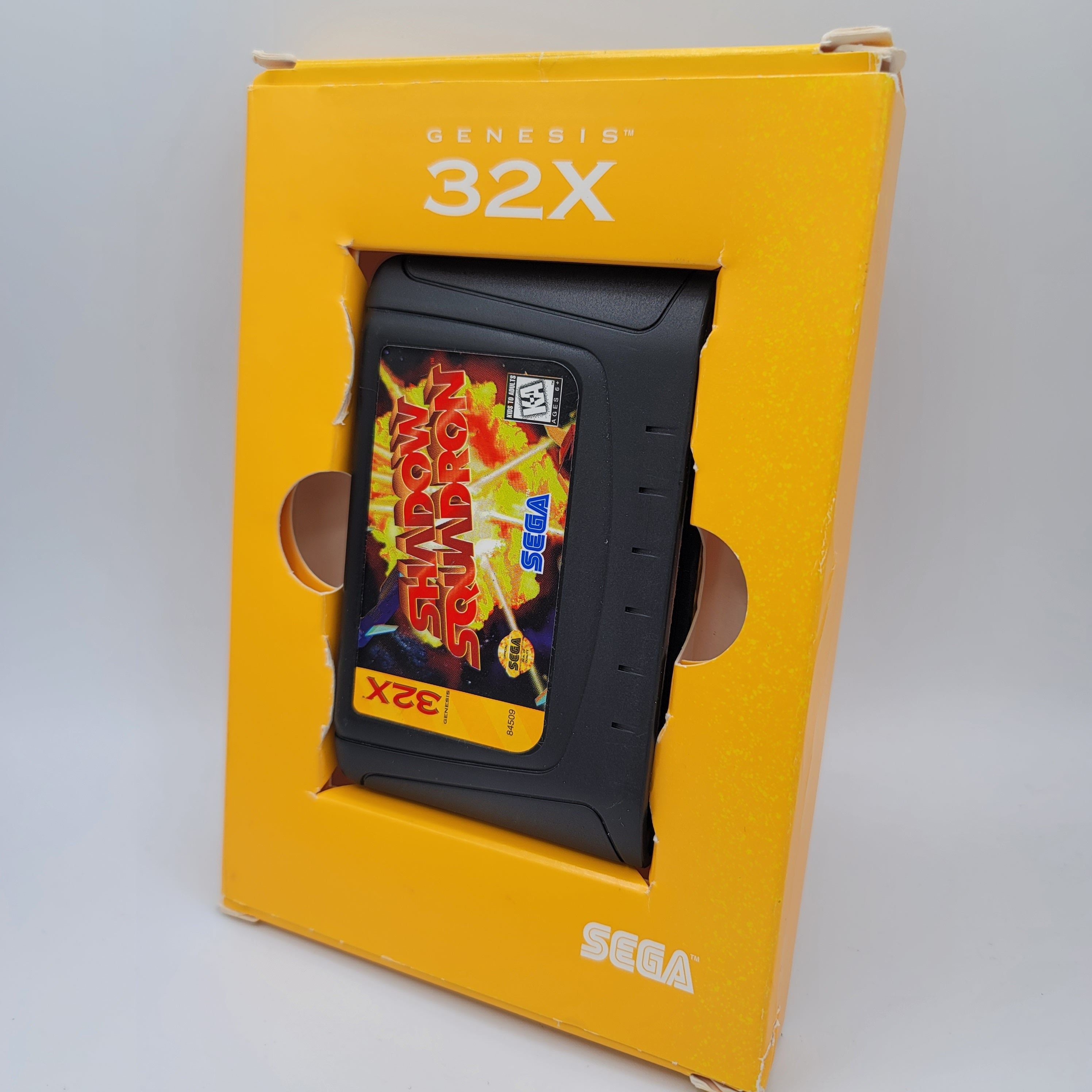 32X Shadow Squadron Video Game - Complete in Box (No Manual) - Retro Gaming Collectible for Sega 32X Fans - Perfect for Nostalgic Gaming Nights & Collector's Displays