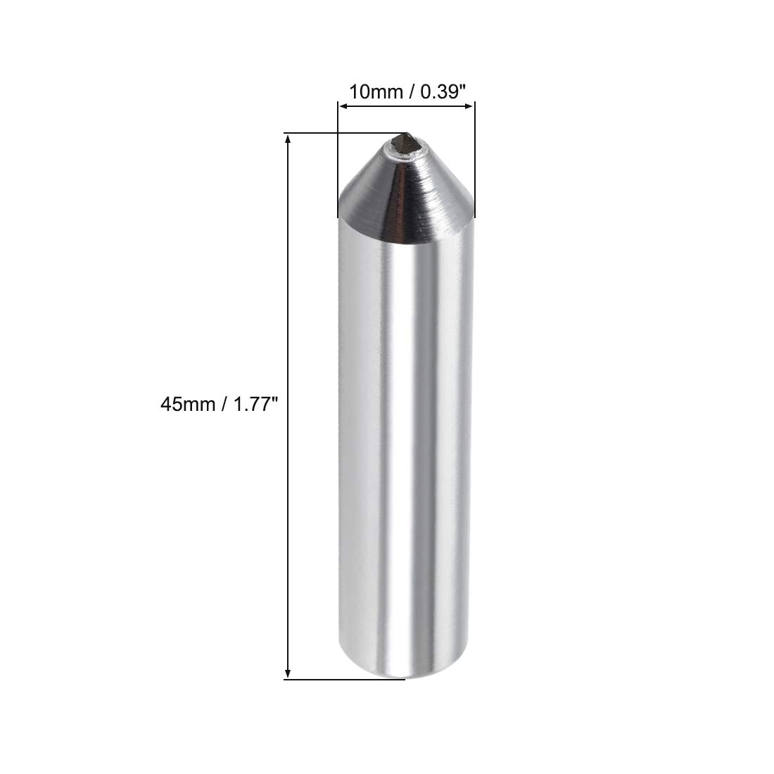 Diamond Grinding Wheel Dresser 10mm x 45mm - Single Point Dressing Tool for Truing & Deburring - Perfect for Metalworking, Woodworking & Sharpening Tools