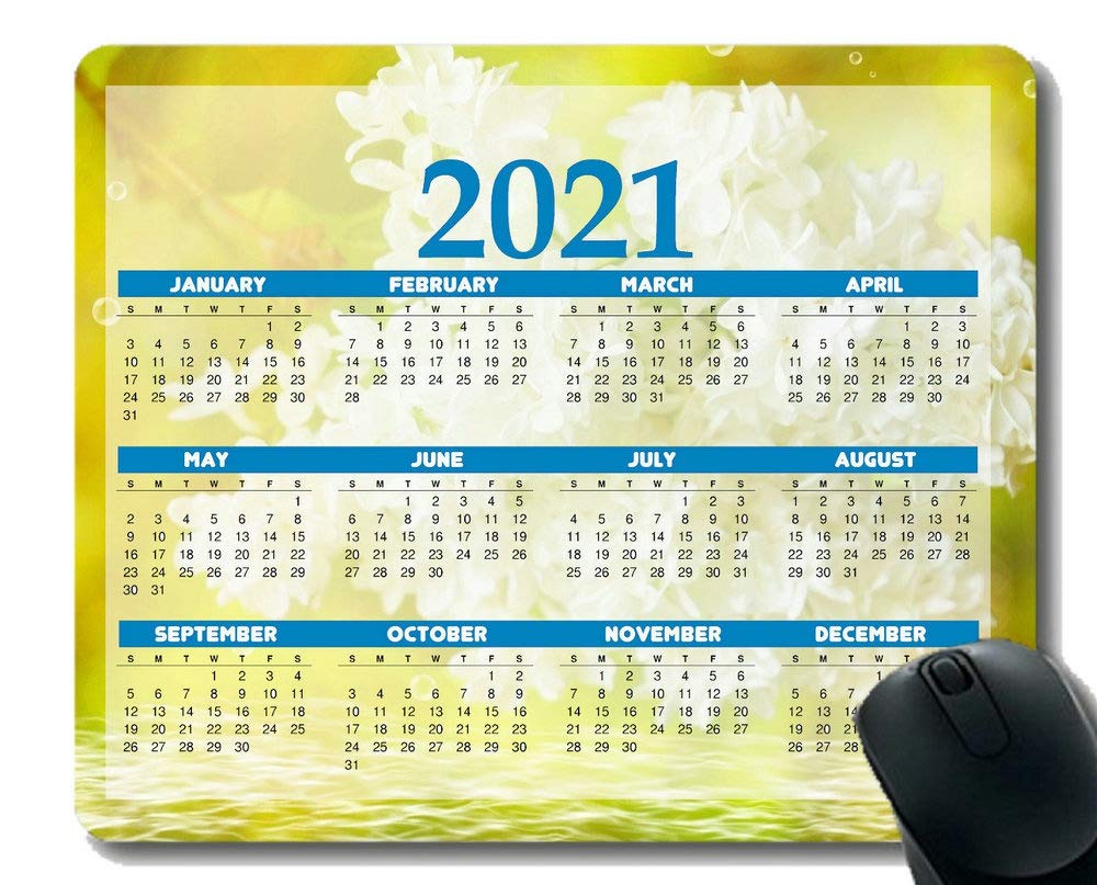 2021 Colorful Floral Rose Bloom Mouse Pad - Large Gaming Mousepad with Non-Slip Base for Office, Home & PC Gaming (Rose White Nature Flower Design) - Perfect for Work, Gaming & Computer Use