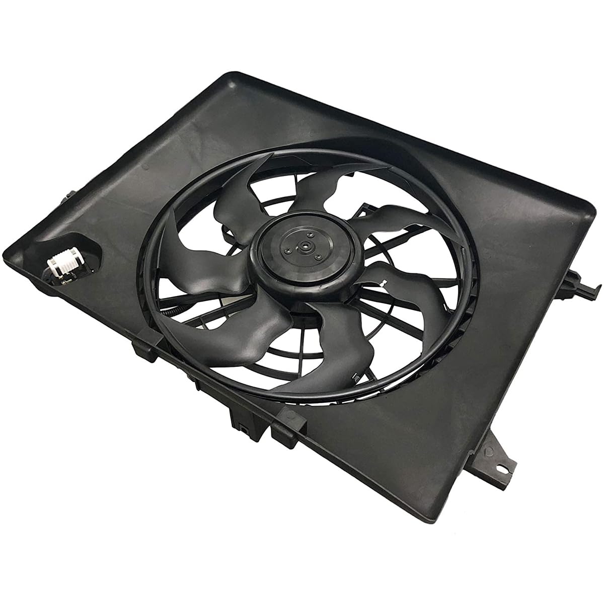 621-477 Engine Radiator Cooling Fan & Shroud Assembly for 2012-2013 Kia Optima, 2011-2013 Hyundai Sonata 2.4L L4 - OEM 253803R170 253803R610 KI3115136 622630 Replacement Part - Perfect for Overheating Prevention & Summer Driving
