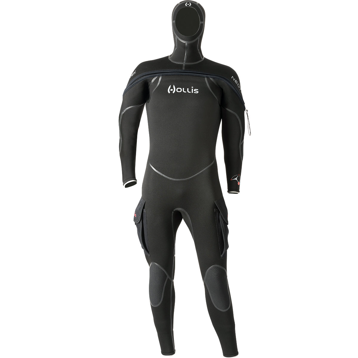 Hollis Neotek 4/3 Unisex Semi Dry Wetsuit for Scuba Diving, Surfing & Water Sports - Thermal Protection for Cold Water Adventures