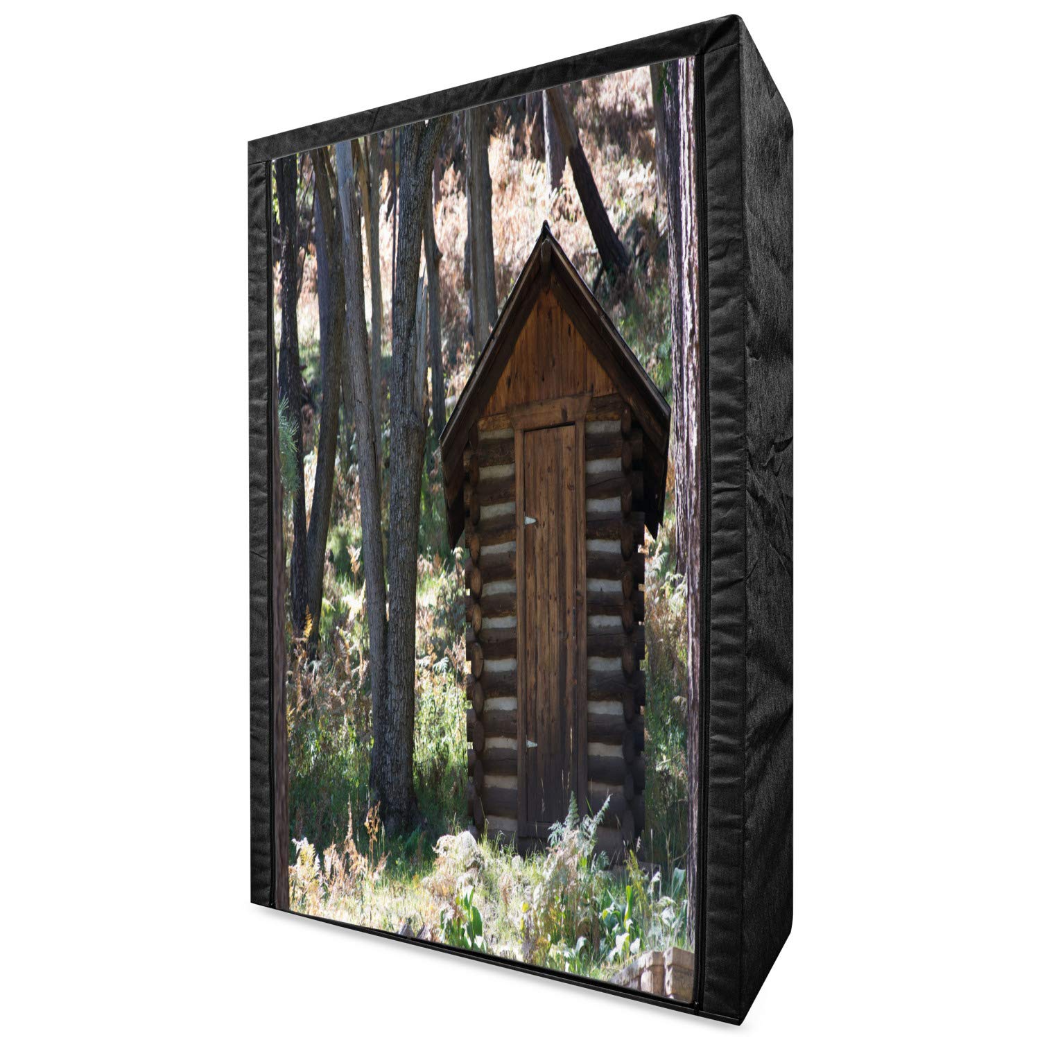 Ambesonne Portable Fabric Wardrobe - 42.5