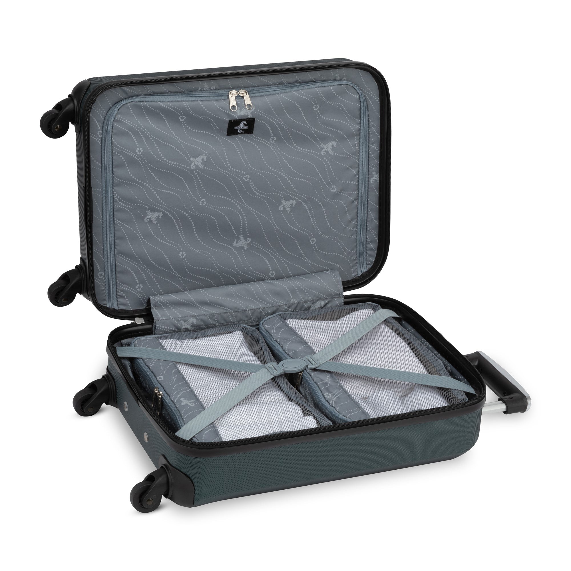 Atlantic Acclaim II Carry On Luggage - Lightweight Expandable Suitcase for Air Travel, Business Trips & Weekend Getaways | TSA Approved Spinner Luggage with USB Port
