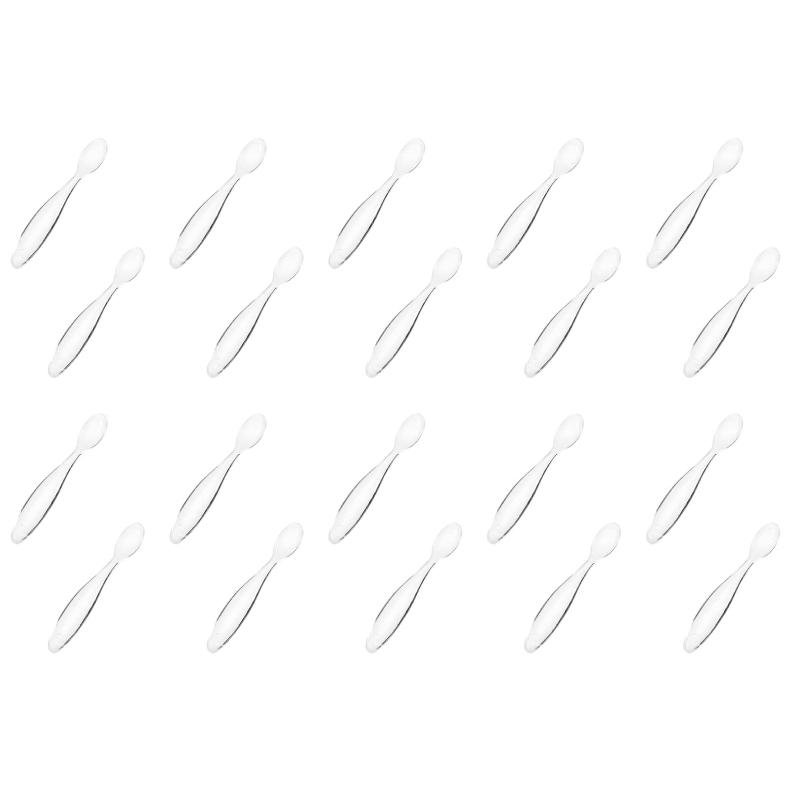 FOMIYES 20pcs Multi-Function Cosmetic Scoops - Face Cream Spoons & Skin Care Tools for Makeup & Skincare Routine | Perfect for Travel, Salon Use & Home Beauty Organization