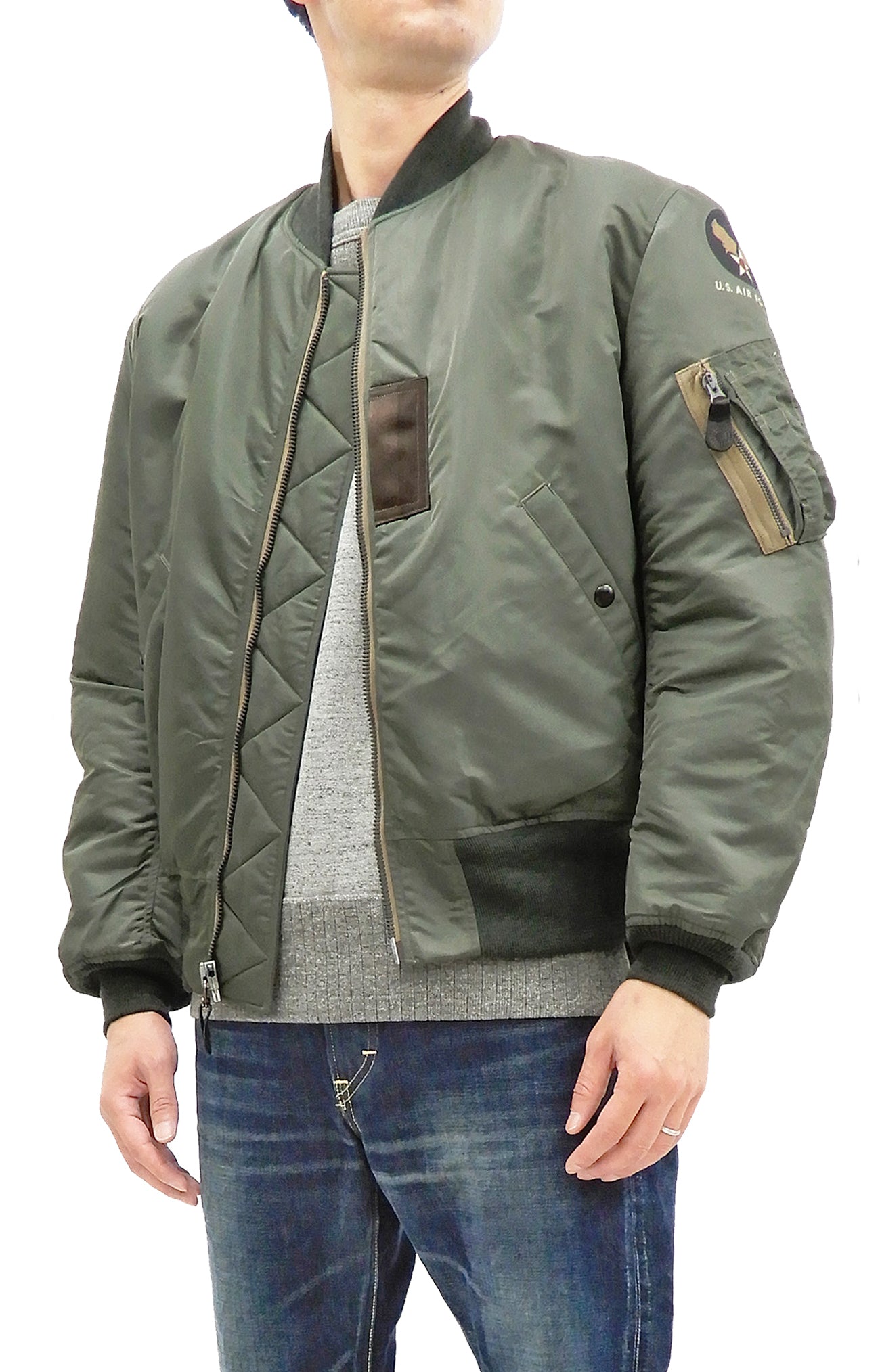 Buzz Rickson MA-1 Flight Jacket for Men - Authentic MA1 Bomber Jacket Reproduction BR14900 | Vintage Style Aviator Jacket for Casual Wear & Outdoor Adventures