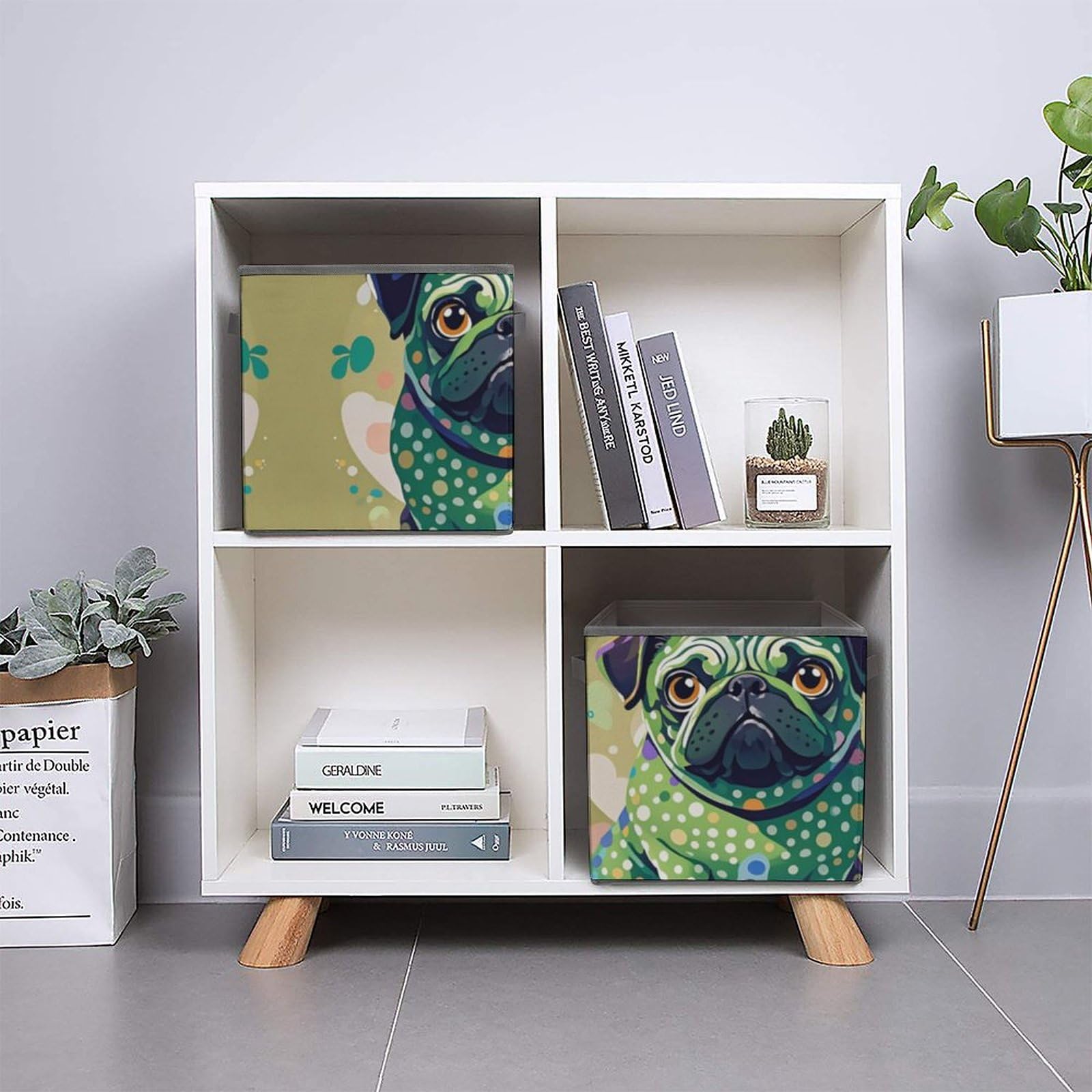 Large Collapsible Storage Bins with Handles - 10.6