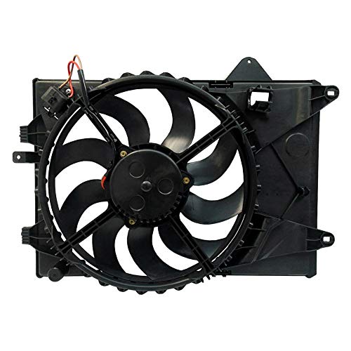RAREELECTRICAL Replacement Engine Cooling Fan Compatible with Chevrolet Sonic 2012-2013 - Part Numbers 94509632, 95080111, 95352379, GM3115244 - Perfect for Overheating Prevention & Summer Driving