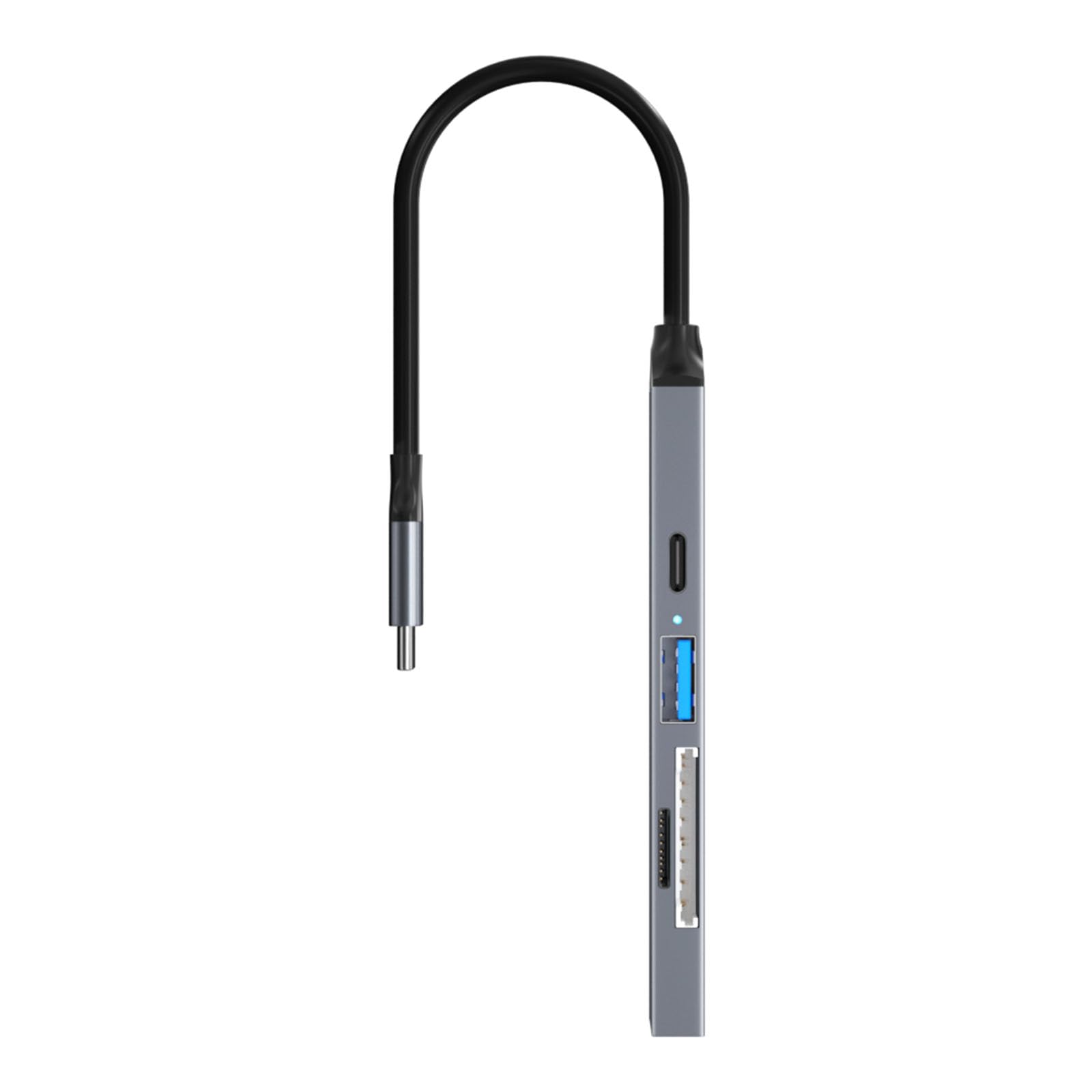 5-in-1 USB C Hub Adapter with USB 3.0/SD/TF for MacBook & Laptop