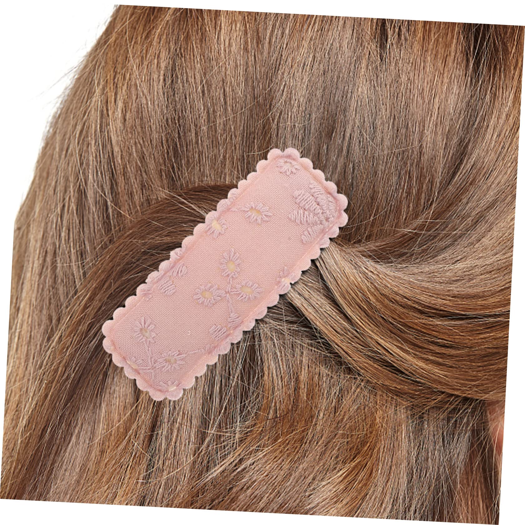 Minkissy 5 Sets Matte Hair Clips for Women & Girls - Durable Alloy & Fabric Snap Barrettes (5 Pairs x 5) - Perfect for School, Work, Parties and Everyday Hairstyling