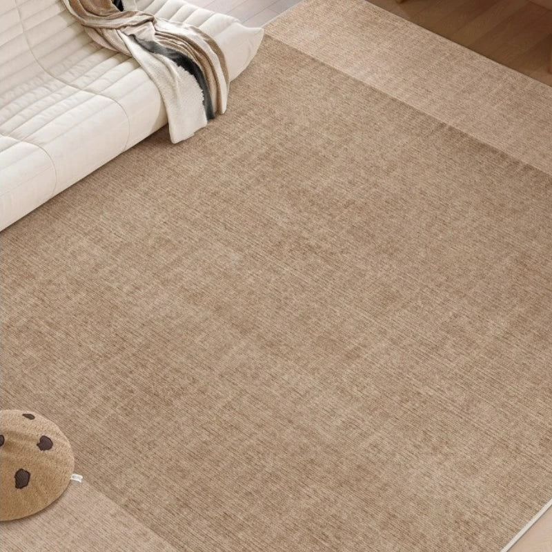 Luxury Cora Velvet WaterShield Textured Area Rug for Living Room - Soft, Stain-Resistant & Durable - Perfect for Home Decor, Family Gatherings & Cozy Spaces