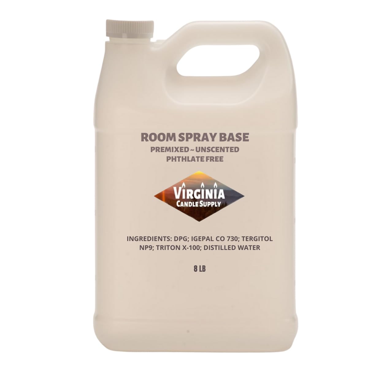 Unscented Body Mist, Linen Spray & Room Spray Base - 1 Gallon (128 oz) - Fragrance-Free for DIY Aromatherapy, Home Refresh & Fabric Freshening