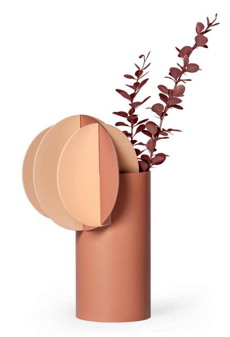 Noom Delaunay Vase CS7 - Modern Ceramic Home Decor for Living Room, Bedroom & Office - Elegant Flower Vase for Fresh & Artificial Floral Arrangements