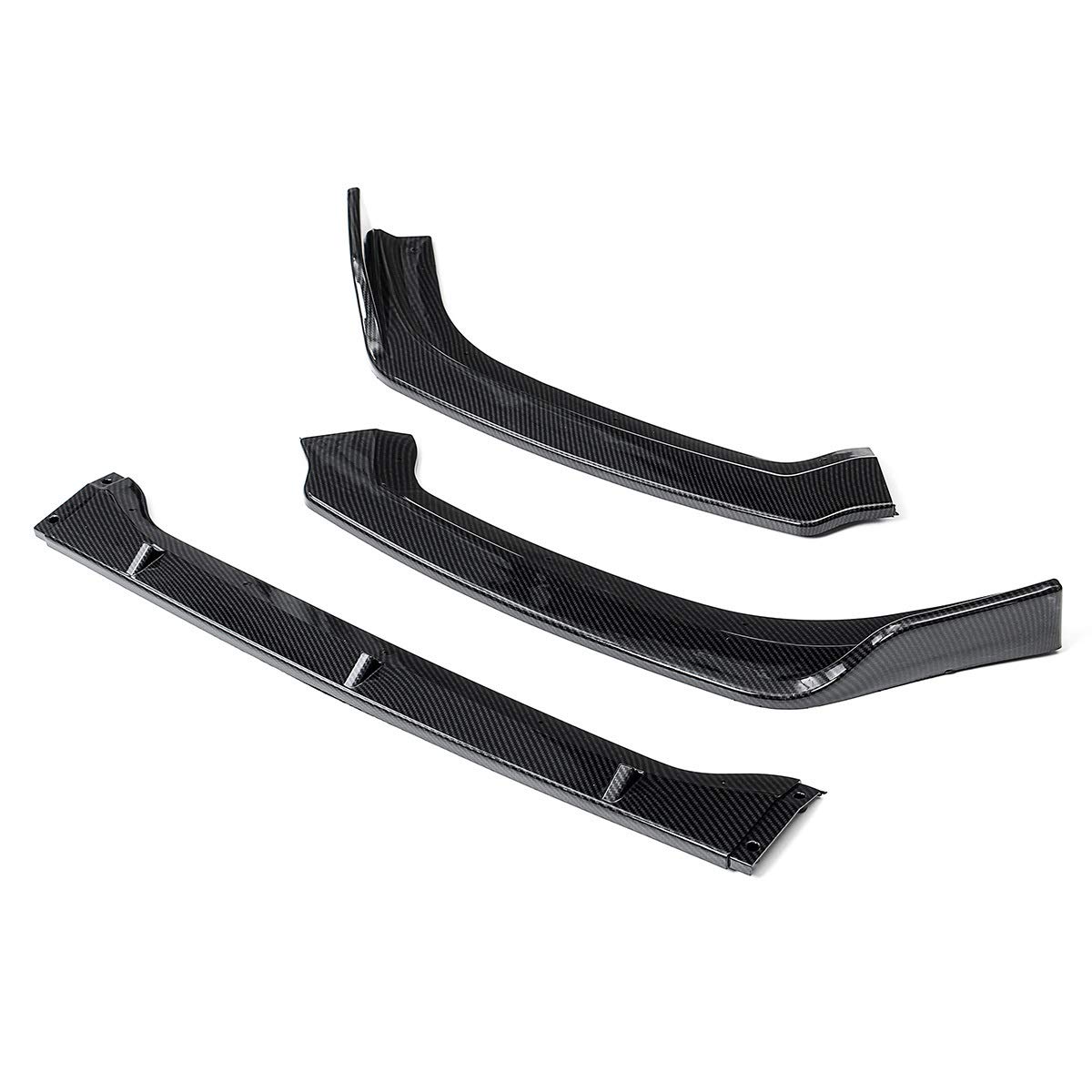 FLY MEN Carbon Fiber Look Front Bumper Lip Splitter for Nissan Altima 2019-2020 - Car Body Kit Spoiler, Diffuser & Protector - Enhances Aerodynamics & Style for Street Racing & Daily Driving