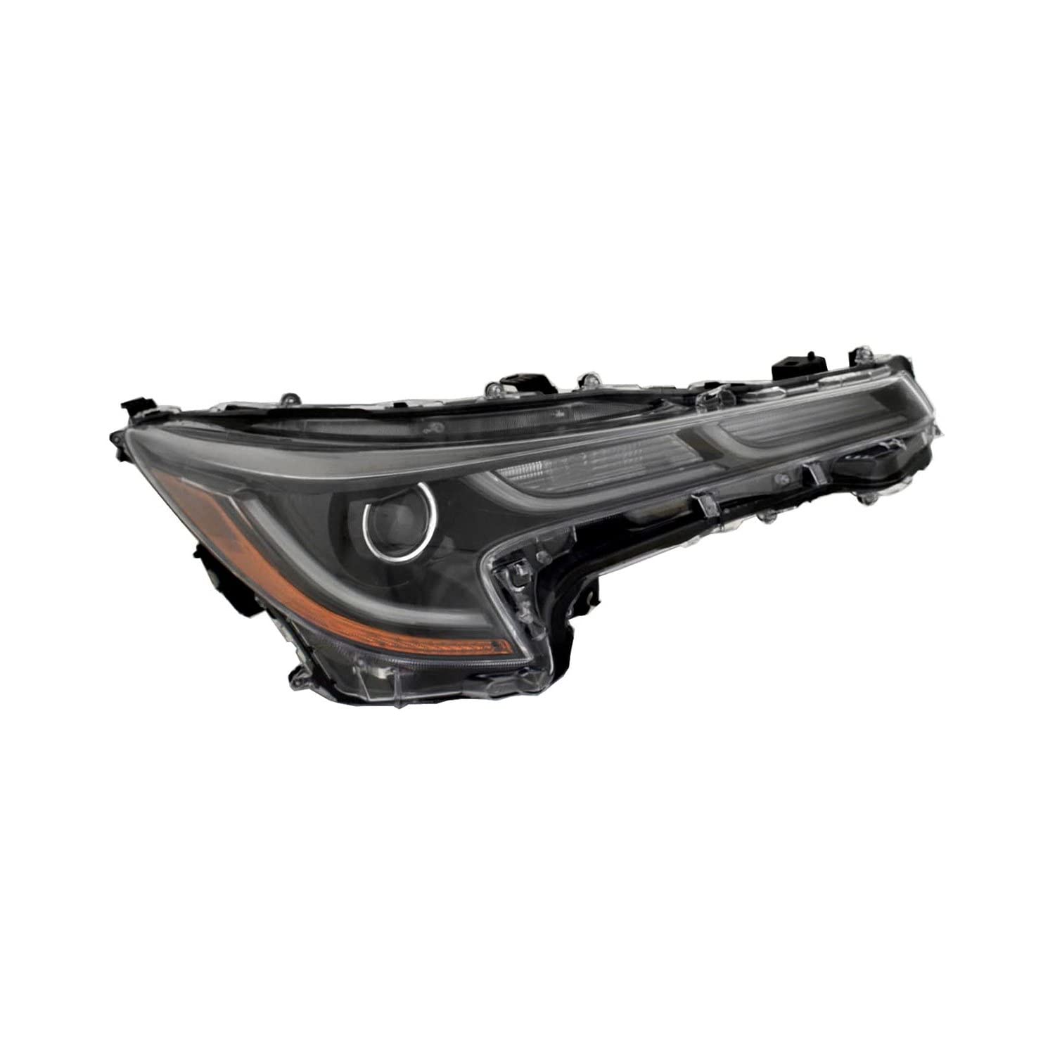 TO2503272 Passenger Side Replacement Headlight - Compatible with [Vehicle Models] - Durable OEM Headlamp Assembly for Improved Night Visibility - Perfect for City Driving and Highway Commutes