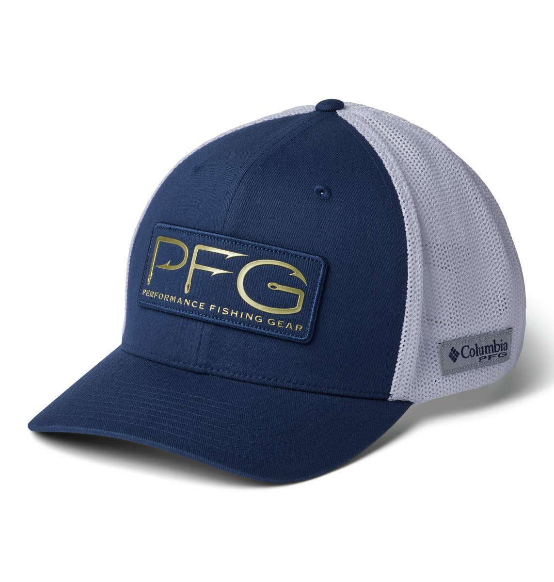 Columbia PFG Mesh Ball Cap XXL - Breathable Fishing Hat for Men & Women - Sun Protection Outdoor Gear for Hiking, Fishing, Camping & Beach Activities