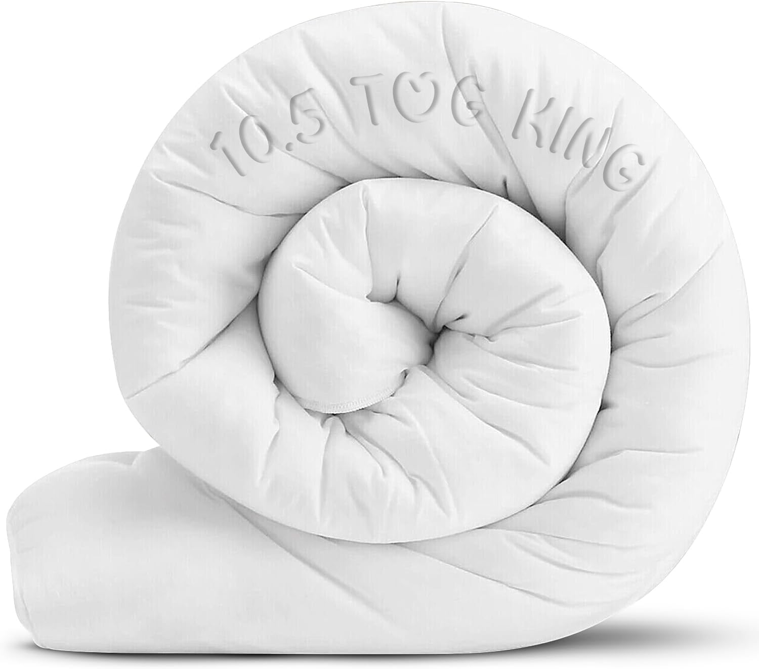 Hafaa King Size Duvet 10.5 Tog All-Season Anti-Allergy Hollowfibre Filling - Thick & Warm Comfortable Quilt for Bedroom (UK Made) - Perfect for Winter Nights & Allergy Sufferers