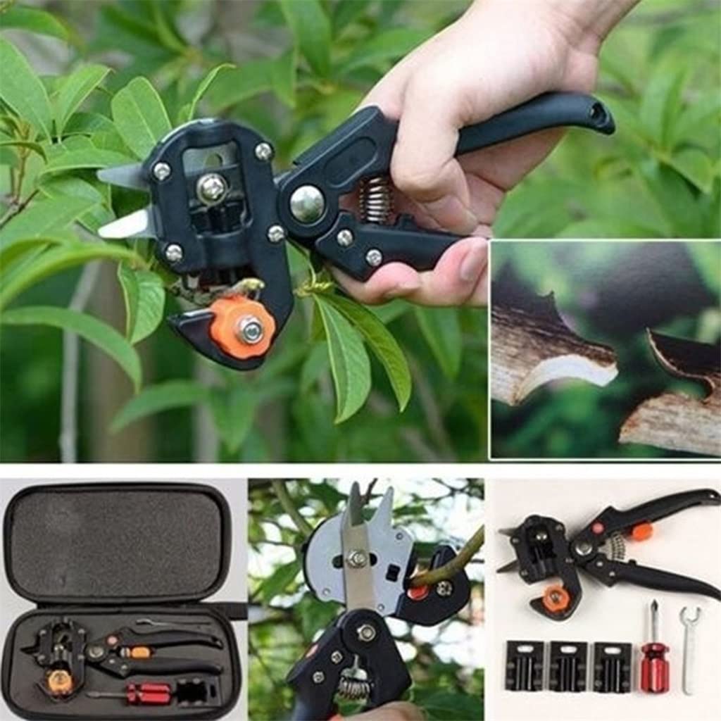 Professional Pruning Shears - Heavy Duty Garden Pruner & Cutting Tool Kit for Gardening, Grafting, Bonsai & Fruit Trees | Perfect for Home Gardeners, Landscapers & DIY Enthusiasts (Ideal for Trimming, Shaping Plants & Harvesting Fruits)