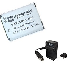 Synergy Digital Accessory Kit for Nikon Coolpix S6900 - Battery & Charger for Travel Photography