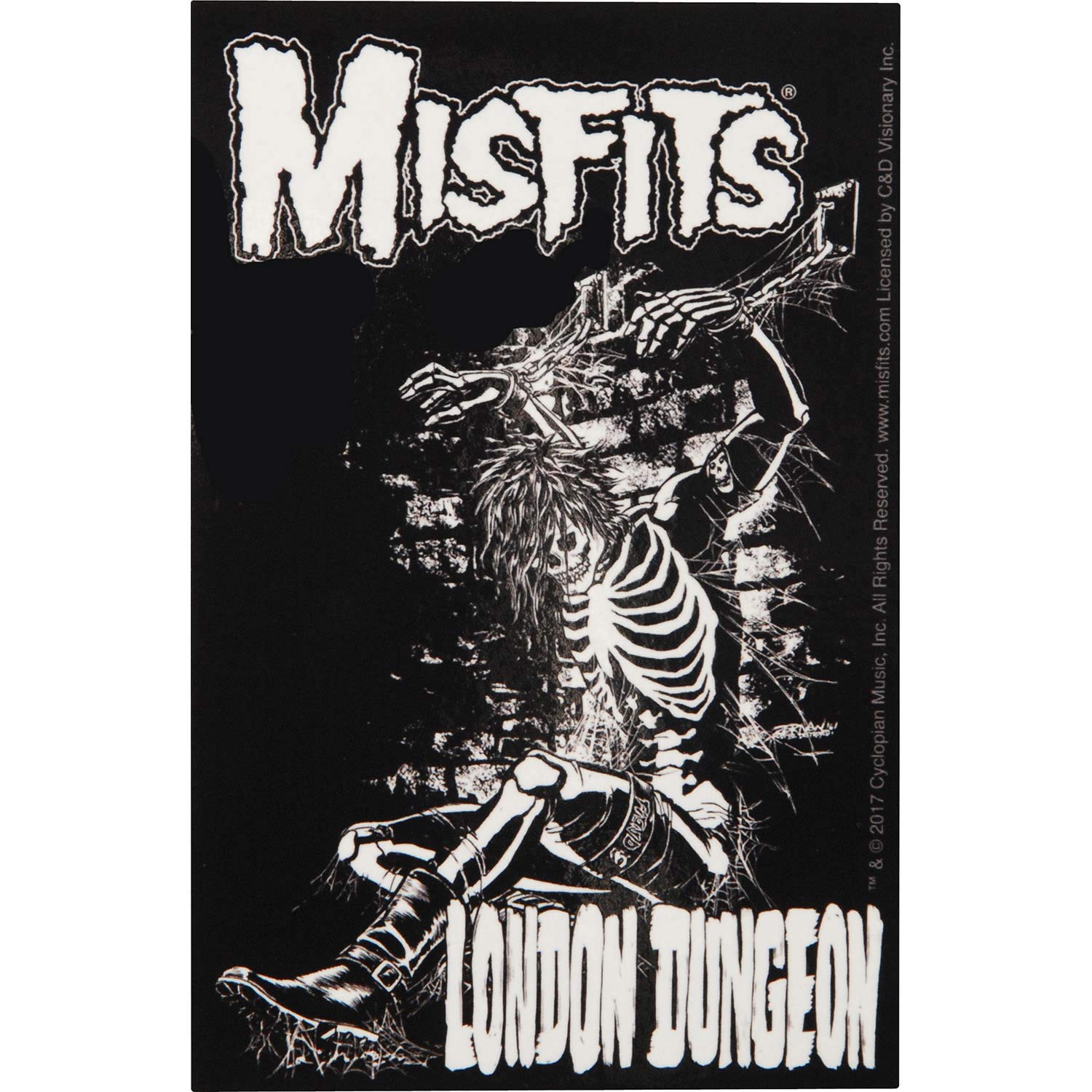 Misfits Sticker Pack - Punk Rock, Gothic & Alternative Decals for Laptops, Skateboards & Water Bottles - DIY Decor for Teens & Music Fans