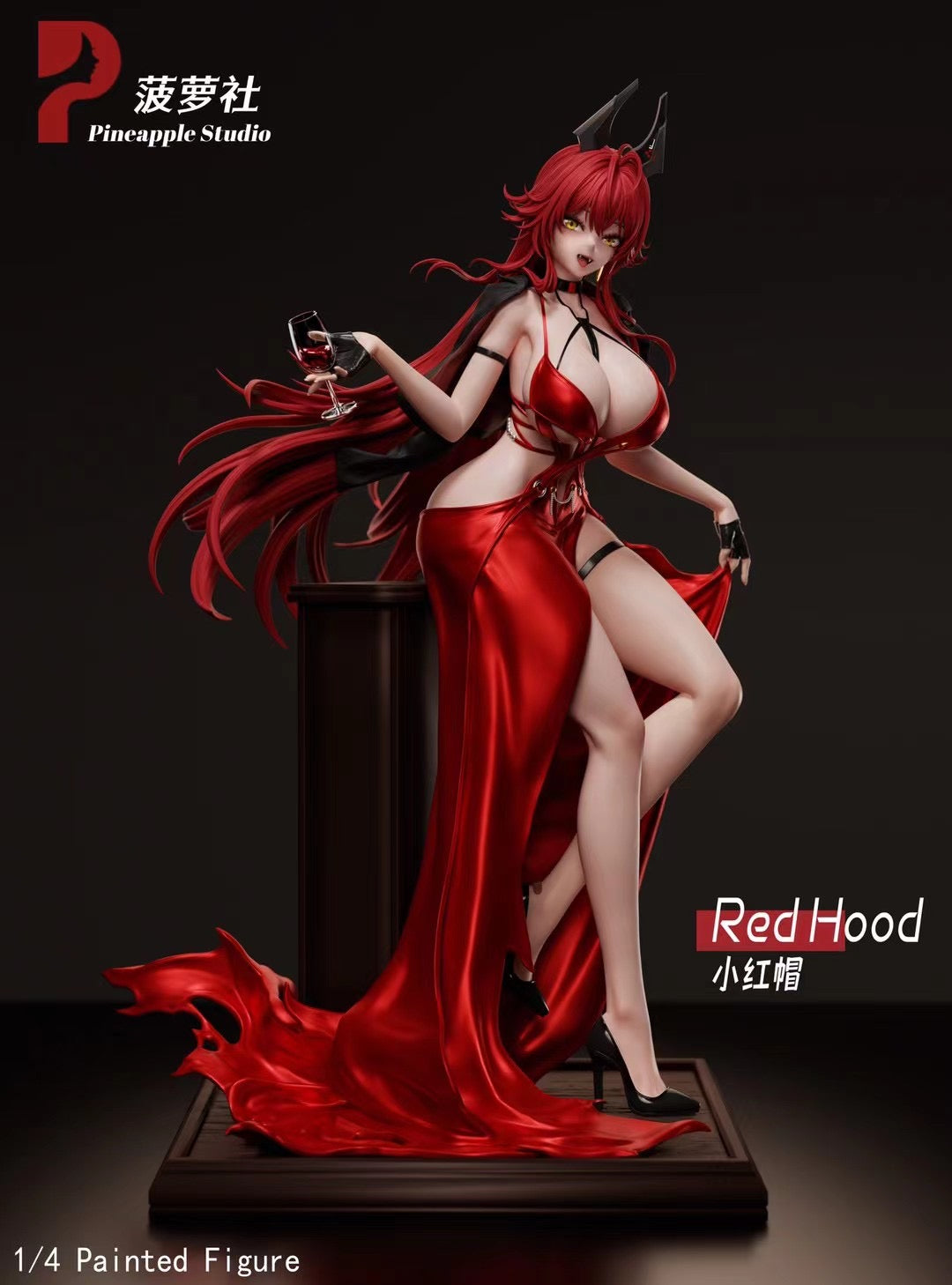 Pineapple Studio Goddess of Victory Nikke Red Hood Action Figure - Collectible Anime Statue for Fans & Decor | Perfect for Gaming Rooms, Anime Collections, and Gift Giving