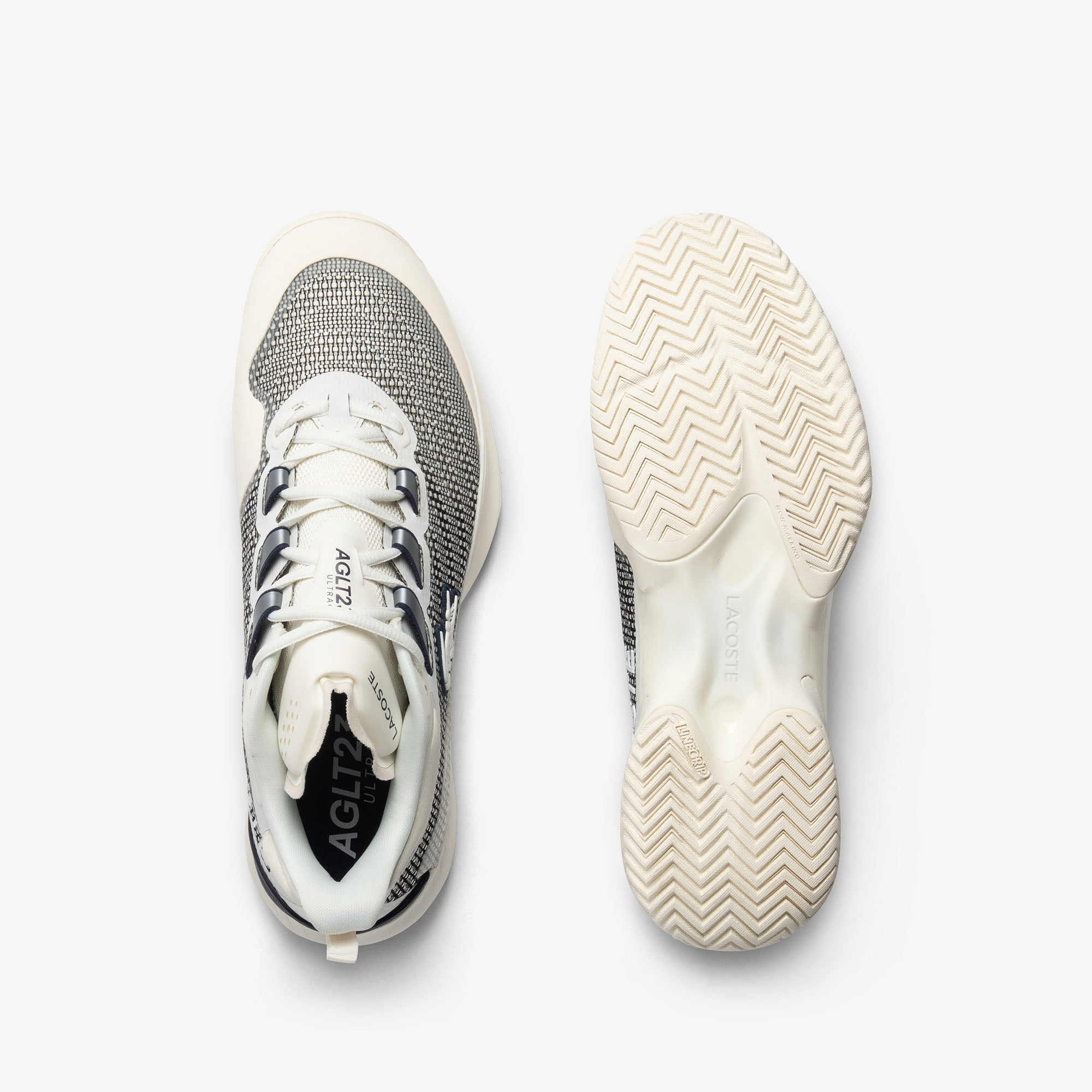 Lacoste AG LT23 Ultra Men's Tennis Shoes - White/Navy | Lightweight Performance Sneakers for Tennis, Running & Casual Wear