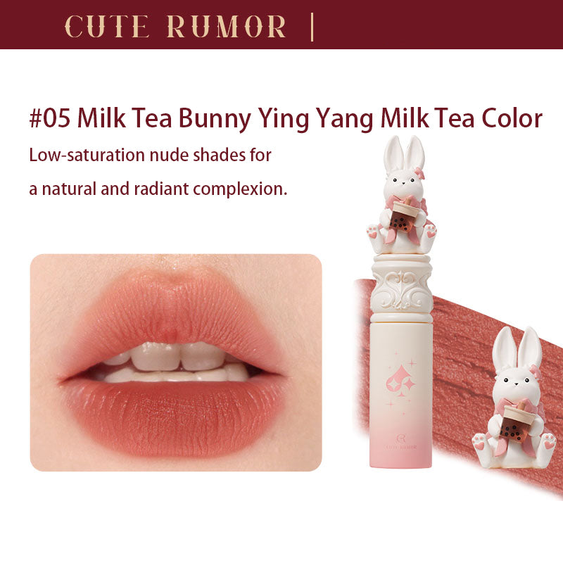 Limited Edition Cute Bunny Lip Cream - Moisturizing & Long Lasting Tinted Lip Balm for Soft Lips | Perfect for Valentine's Day Gifts & Everyday Lip Care