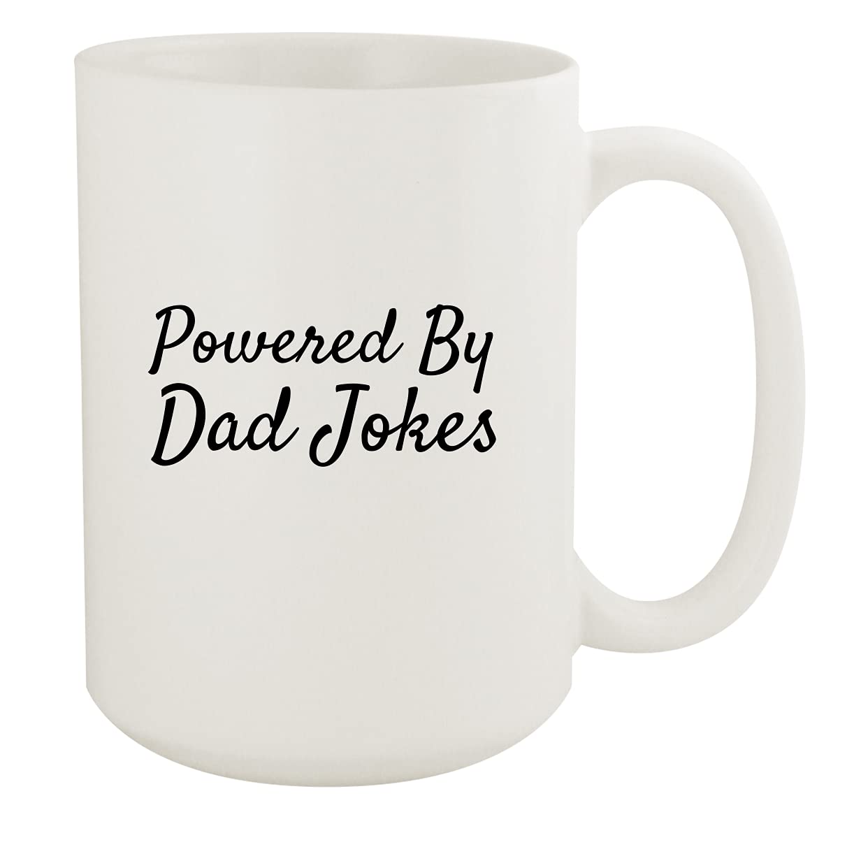 Funny Dad Jokes Ceramic Coffee Mug - 15oz White Tea Cup for Office, Home & Gifts | Humorous Gift for Father's Day, Birthday & Coffee Lovers