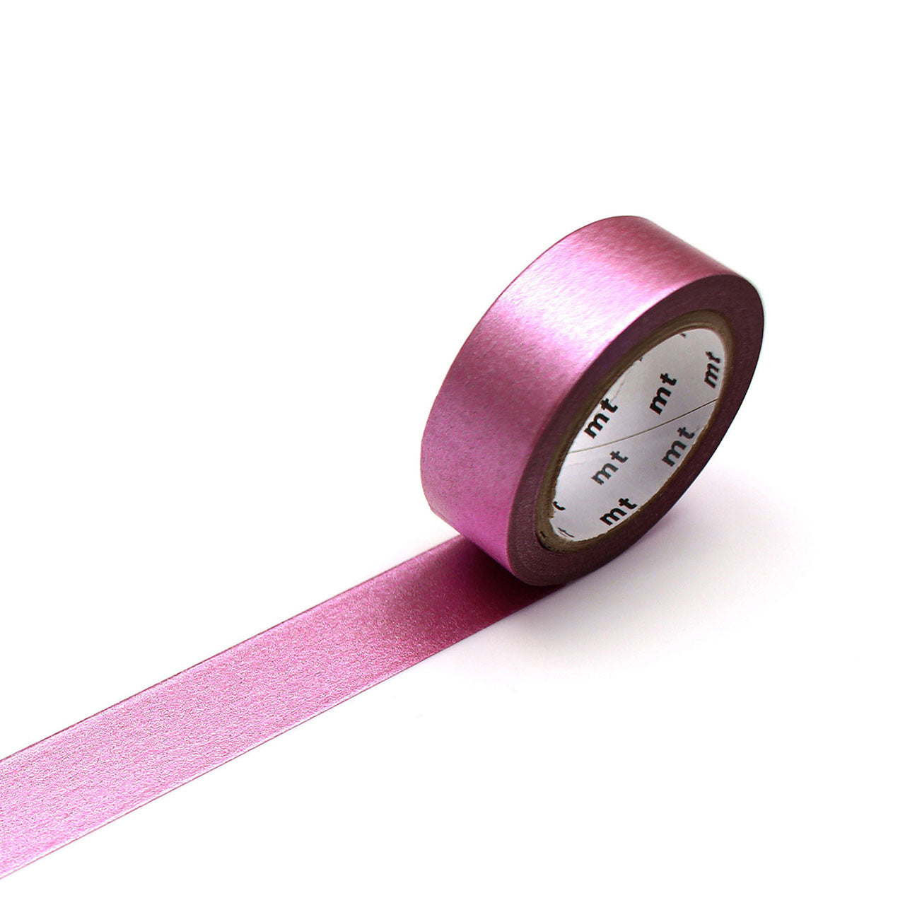 Bright Pink Washi Tape - 15mm x 10m Decorative Paper Tape for Scrapbooking, Journaling, DIY Crafts & Gift Wrapping - High Quality Japanese Washi Paper with Strong Adhesive