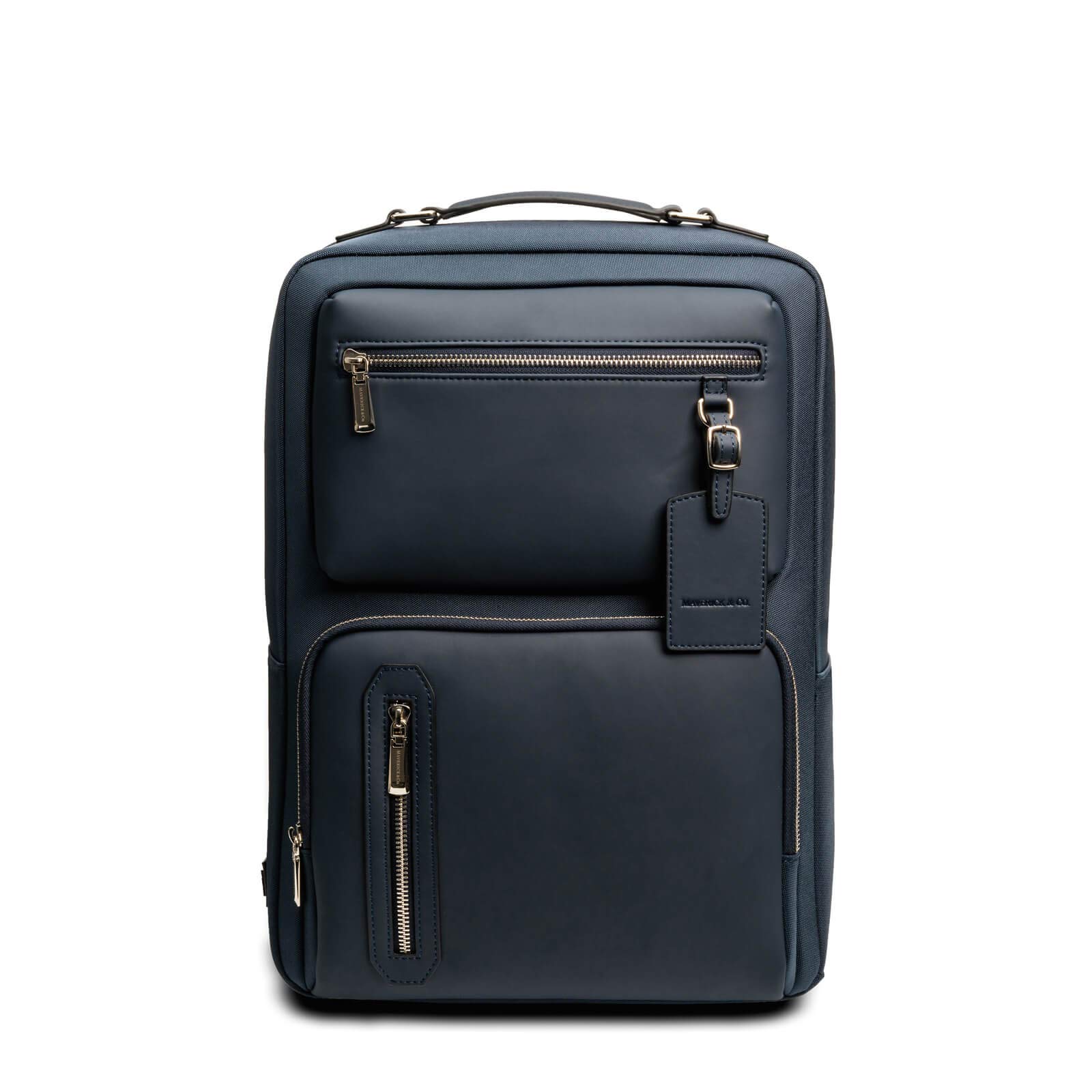 Maverick & Co. Explorer Lightweight Backpack for Men & Women - Water-Resistant 15.6 Inch Laptop Bag with USB Charging Port - Perfect for Travel, Hiking, Work & College (Navy Blue)